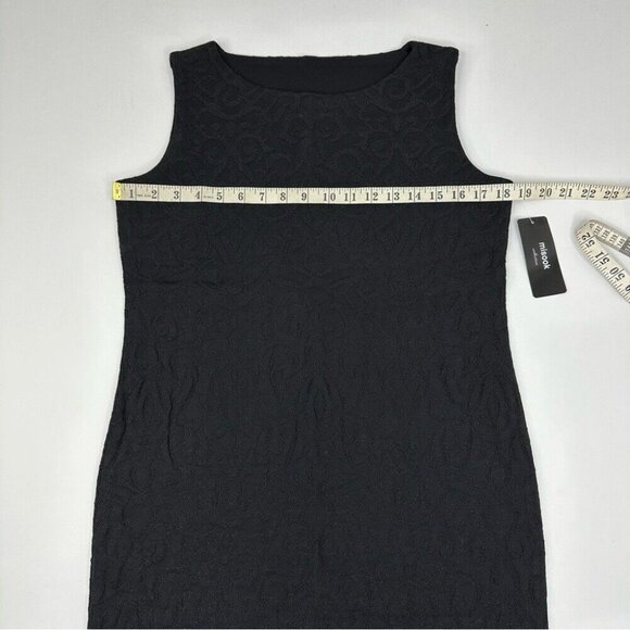 Misook Collection‎ Women's NWT Black Stretchy Metallic Luxury Party Dress XS/C37 - Picture 5 of 11